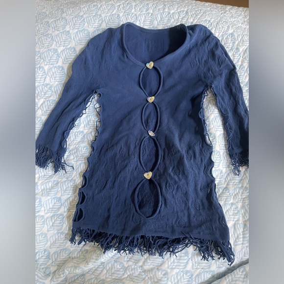 Poster Girl Miranda Top in navy blue one size - Picture 2 of 5